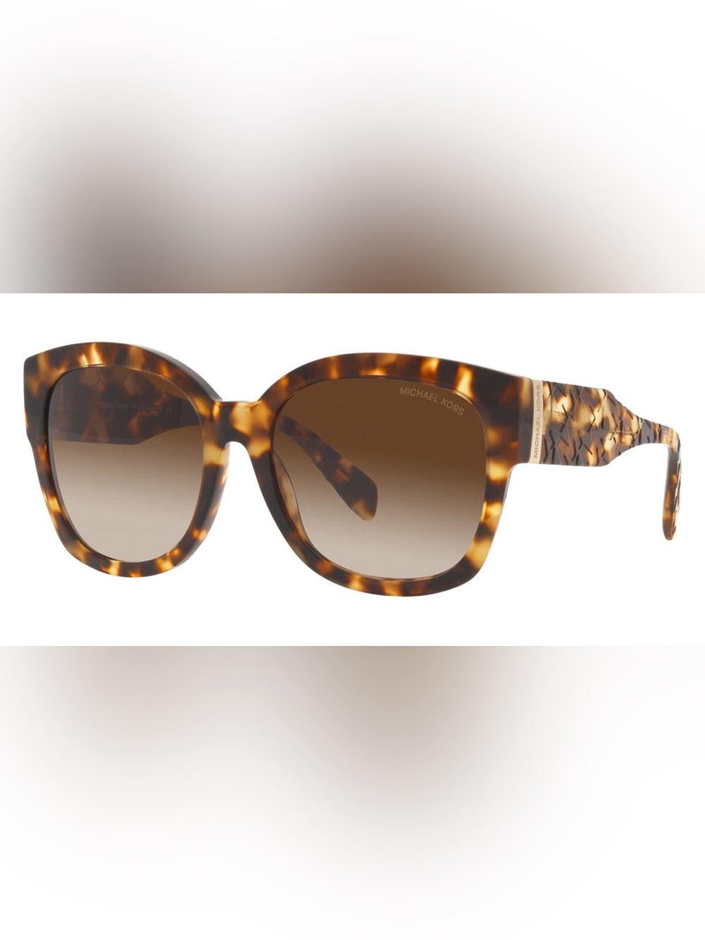 Michael Kors Baja MK2164 Tortoise Shell Gradient Sunglasses Oversized 140mm
